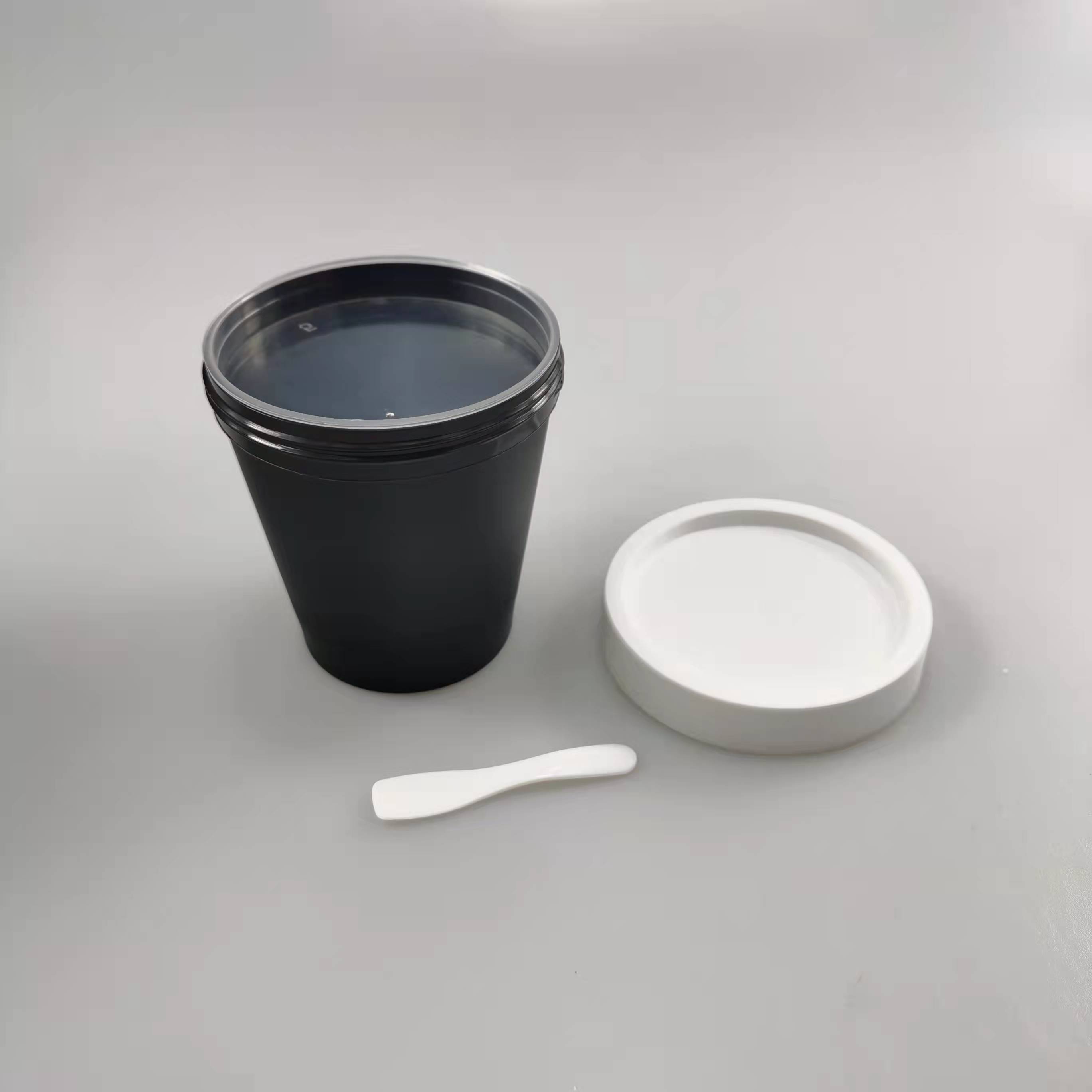 PP Base Material Matte Plastic Lush Cream Jar 50ml 100ml 200ml 250ml for Travelers