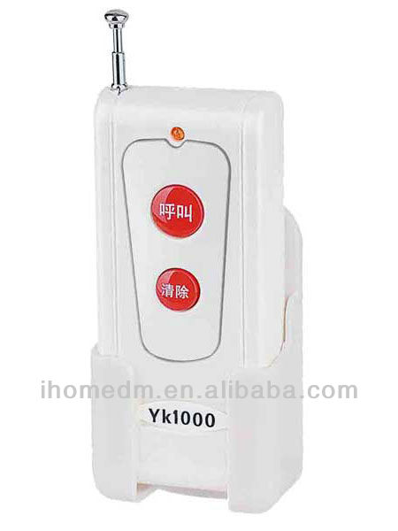 Portable Panic Button Light And Vibration Pager Personal Panic Alarm System