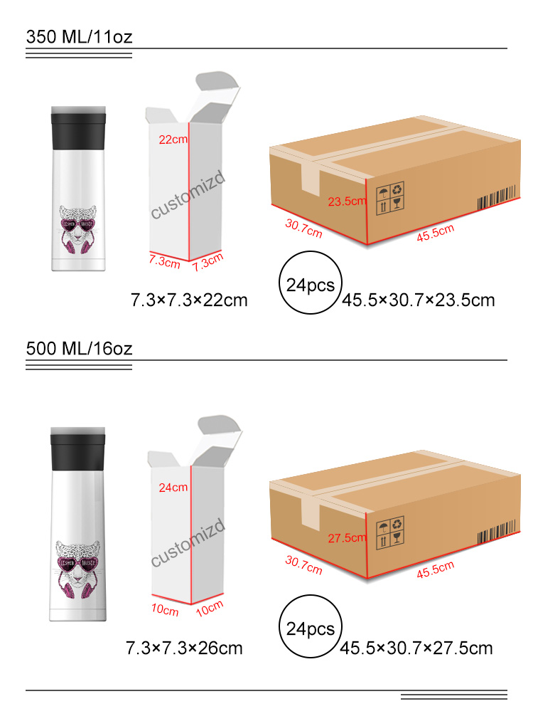Stainless Steel Vacuum Travel Mug 0.35 L 12 Oz S/S Double Wall Tumble Speaker Led Bulb Water Proof Lamp Blanks