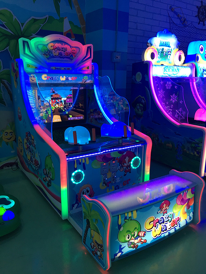 Promotion Coin Operated Water Shooting Arcade Machines Redemption Game