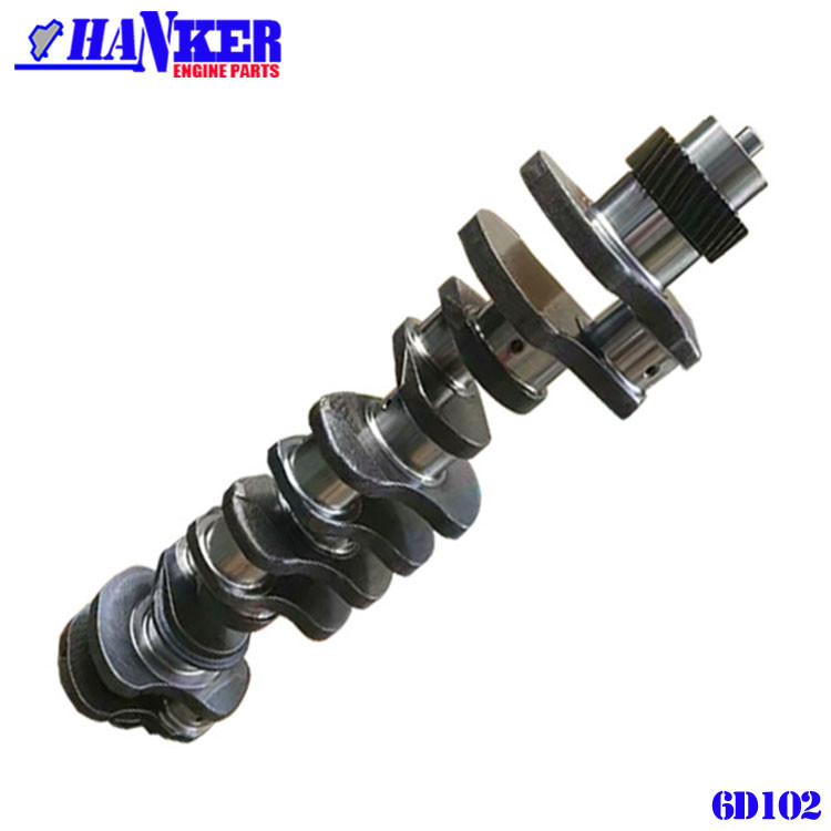 6D102 Diesel Engine Crankshaft 6735-01-1310 6222-31-1101 6206-31-1110