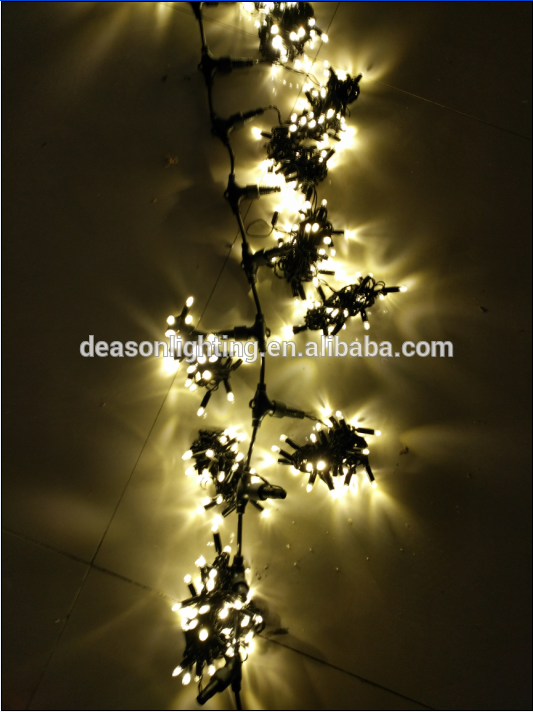 hot sale waterproof festive led curtain christmas light for outdoor