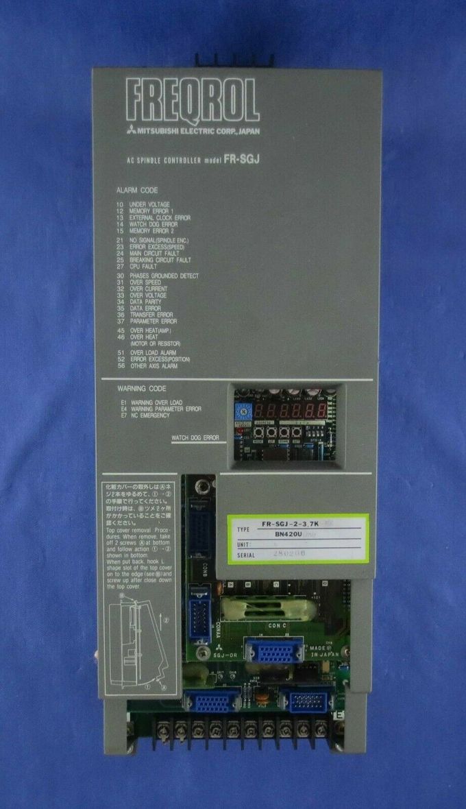 FR-SGJ-2-3 60HP 480V Mitsubishi A800E Drives AC Spind VFD Inverter FR-SF-2-37K 1