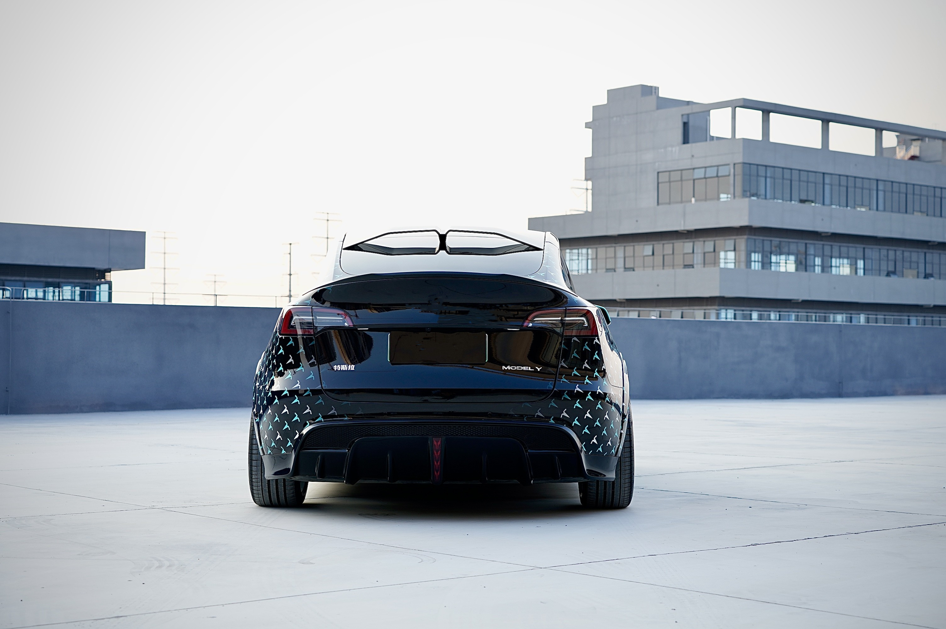 Auto Parts for Tesla MODEL Y Body Kit MODEL Y Upgraded SD-style Front and Rear Bumper Spoiler Carbon Fiber Body Kit