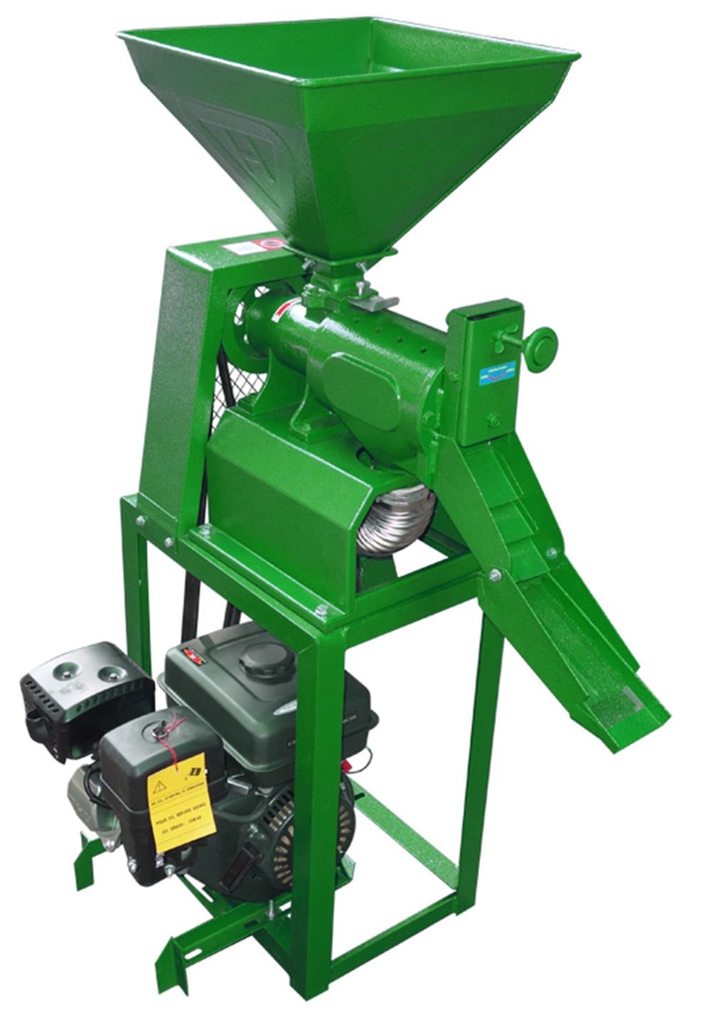 6n70 Mini Rice Milling Machine with Gasoline Engine and De-stoner at Competitive