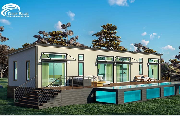 Prefab Light Steel Frame Modular House Lightweight Steel Houses Kits To Build