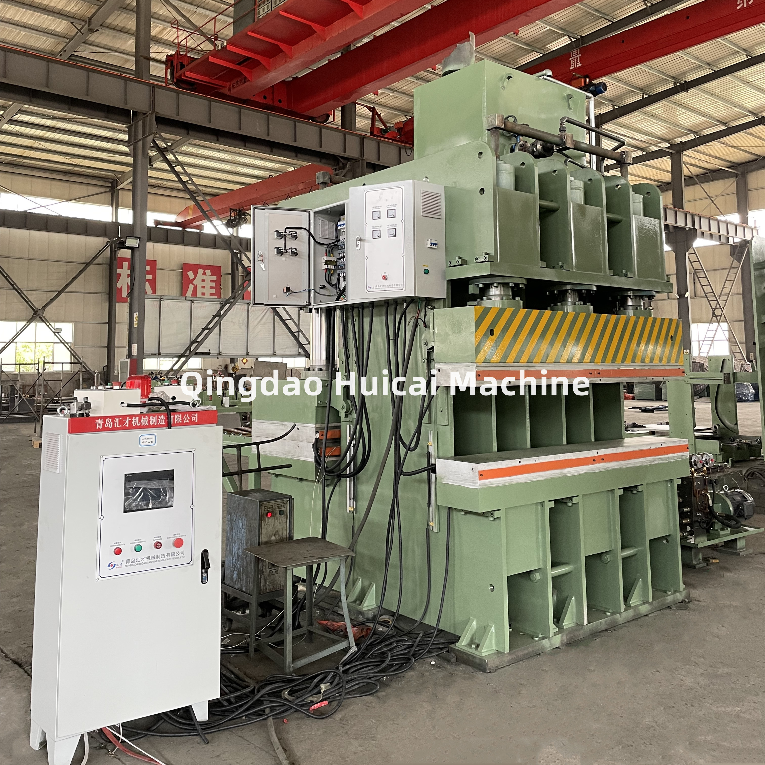 220/380V C Model V-belt Vulcanizing Press Machine with 1.20 MN Nominal Molding Power