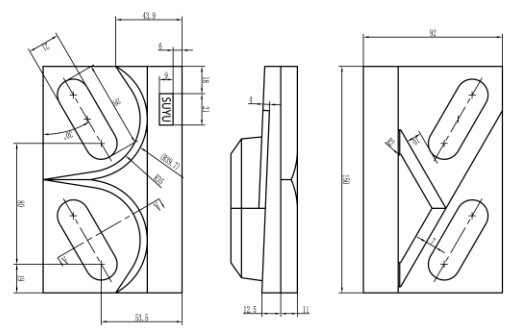 9220 Clip, Steel Plate Weldable Upper Clip With Rubber Nose and Base Clip for Crane Rail A100 from Suyu