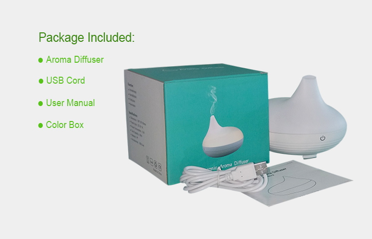 Personal Ultrasonic Cool Mist Aroma Diffuser With LED Night Light