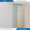 Buy cheap 2050X900X8mm Satinato Esg Sliding Door System from wholesalers