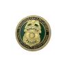 Buy cheap Round Enamel Lapel Pins Metal Initial Badge Men Clothing Brooches from wholesalers