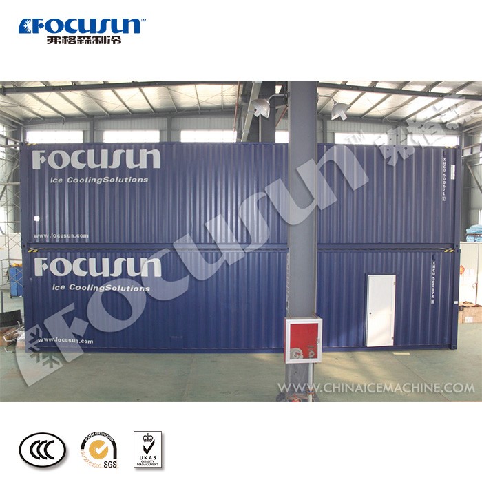 Large Capacity Ice Storage Room With 10 TONS Cooling Capacity And Refrigeration System