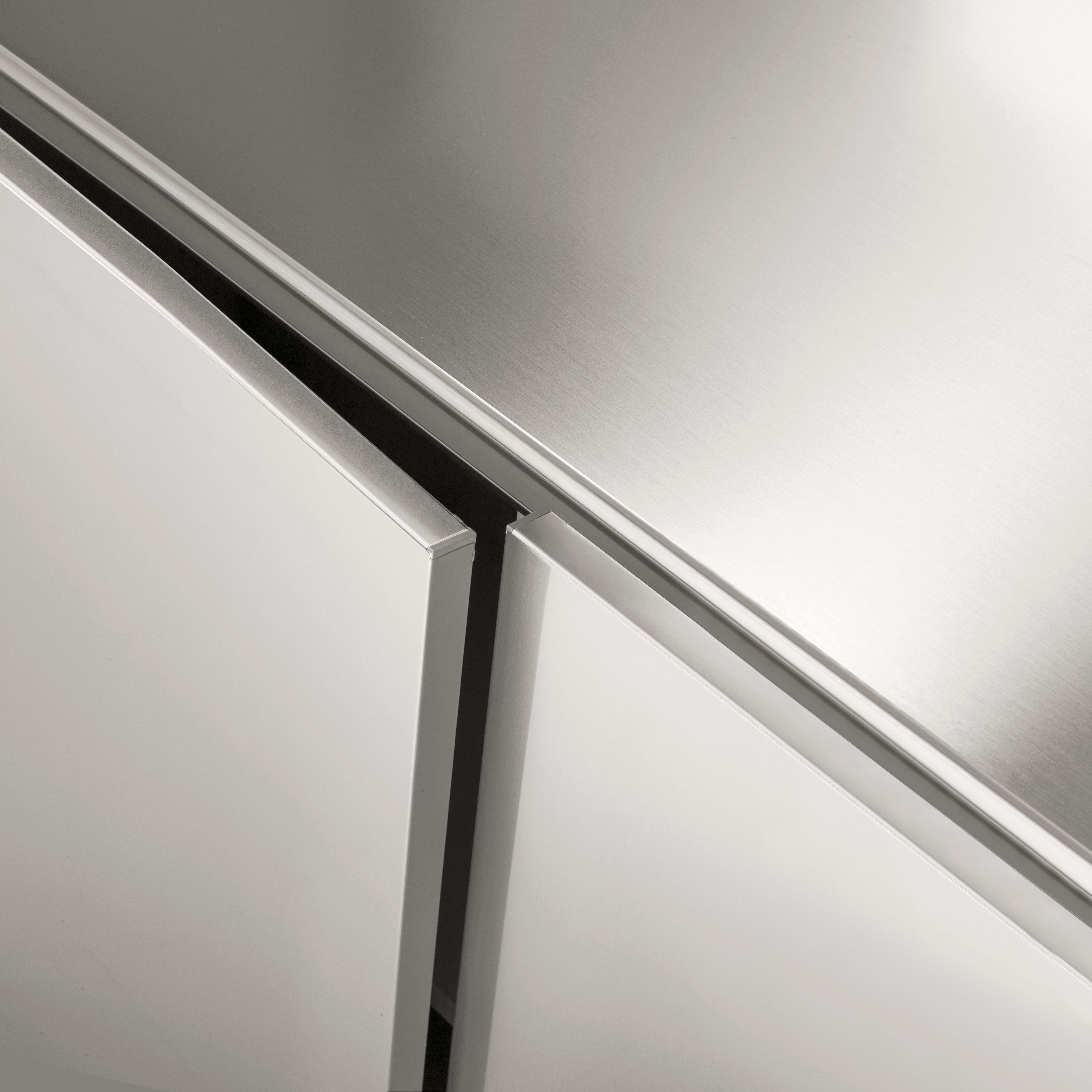 304 Stainless Steel Kitchen Cabinet With Smart Customize Kitchen Cabinet For Villa
