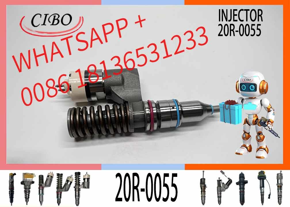 Diesel fuel common rail injector 20R-0055 20R0055 3175278 317-5278 for Excavator 140H E3176C E3196 C10 C12 20R-0055
