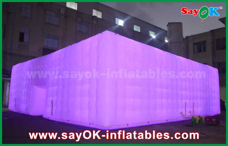 Large Portable Outdoor Inflatable Bar LED Inflatable Disco Tent Inflatable Nightclub For Events