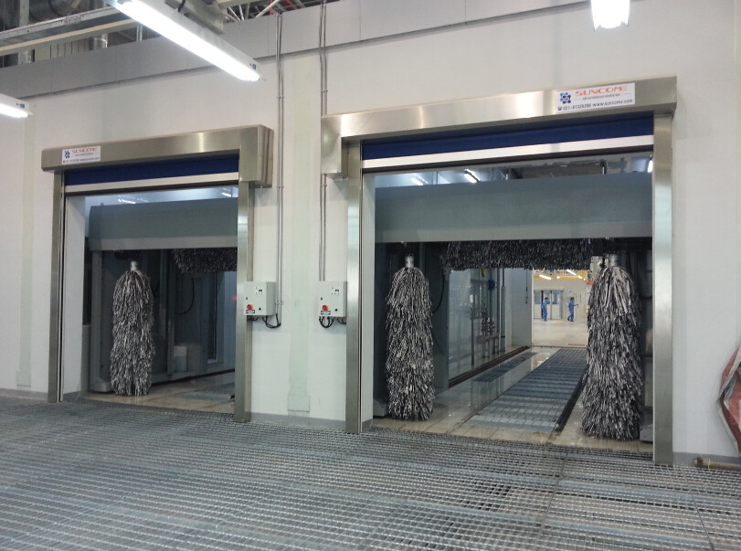 304 Stainless Steel High Frequent Using Production Line High Speed PVC Door