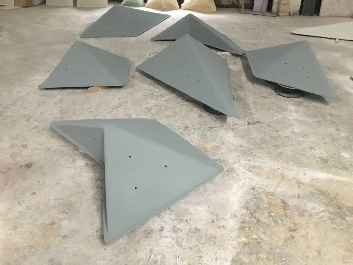 Fiberglass Climbing Wall Volumes XXXL For Commercial Sports Park