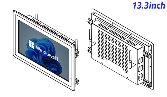 13.3-Inch Compact Windows Monitor for Retail Displays and Public Interfaces