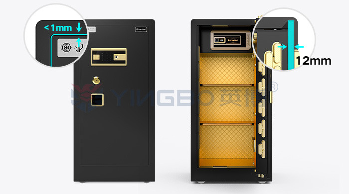 Solid Steel Dual Alarm Intelligent Home Safe Box 68kg YB/RS-100