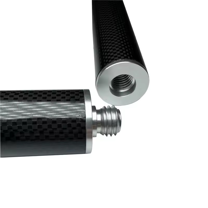 New 1.8M Survey Pole 1.8M Length GPS PRISM POLE Carbon Fibre Pole GPS GNSS RTKSURVEYING TYPE,4 PCS Poles, 5/8x11 Thread