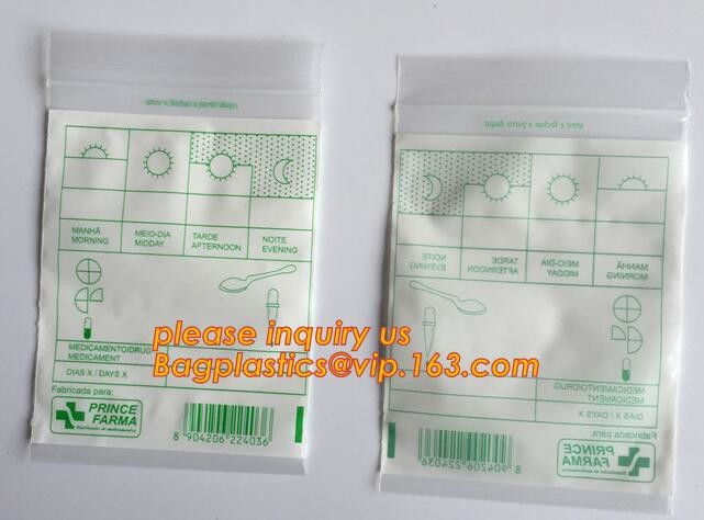 tablets pills packaging bag, poly medical dispenser k bag drug zipper bags reclosable bags, zipper bag medical min
