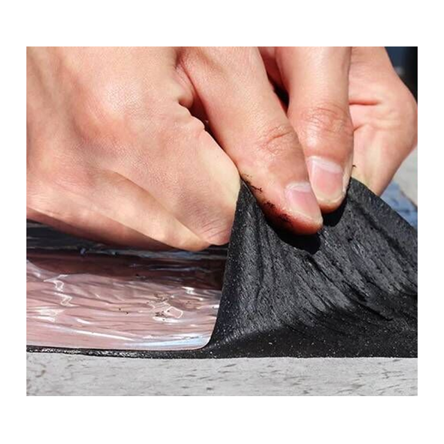 Self-Adhesive Butyl Aluminum Foil Roof Waterproofing Sheet for Roll Application Method