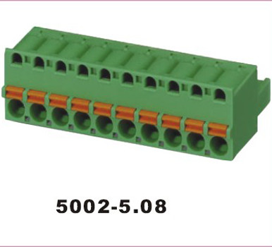 5001 PA66 Brase Plug Terminal Block Connector IP65