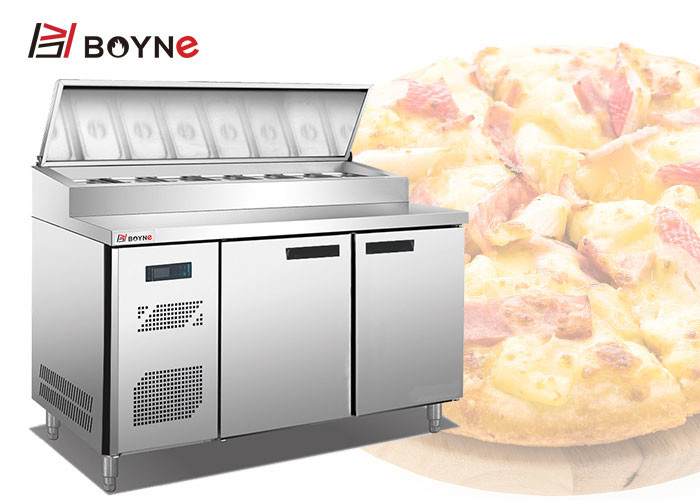 330w Commercial Refrigeration Equipment Pizza Working Table Refrigerator