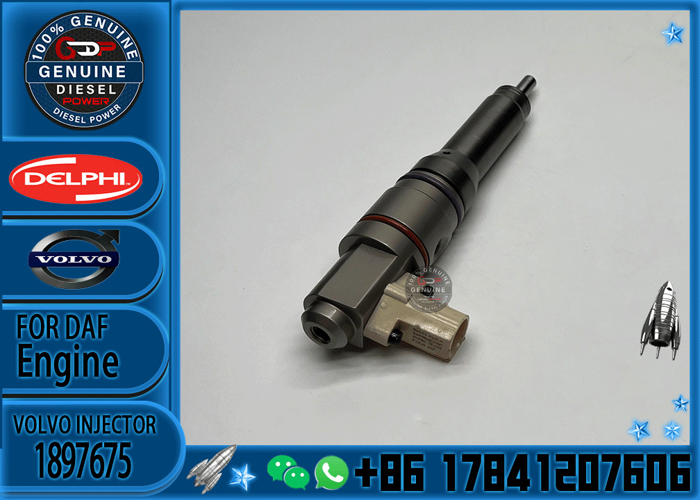 Common Rail Fuel Injector BEBJ1D01104 1972590 BEBR3A01000 1897675 1925657 BEBR3A01100 1934321 1914474 for DAF