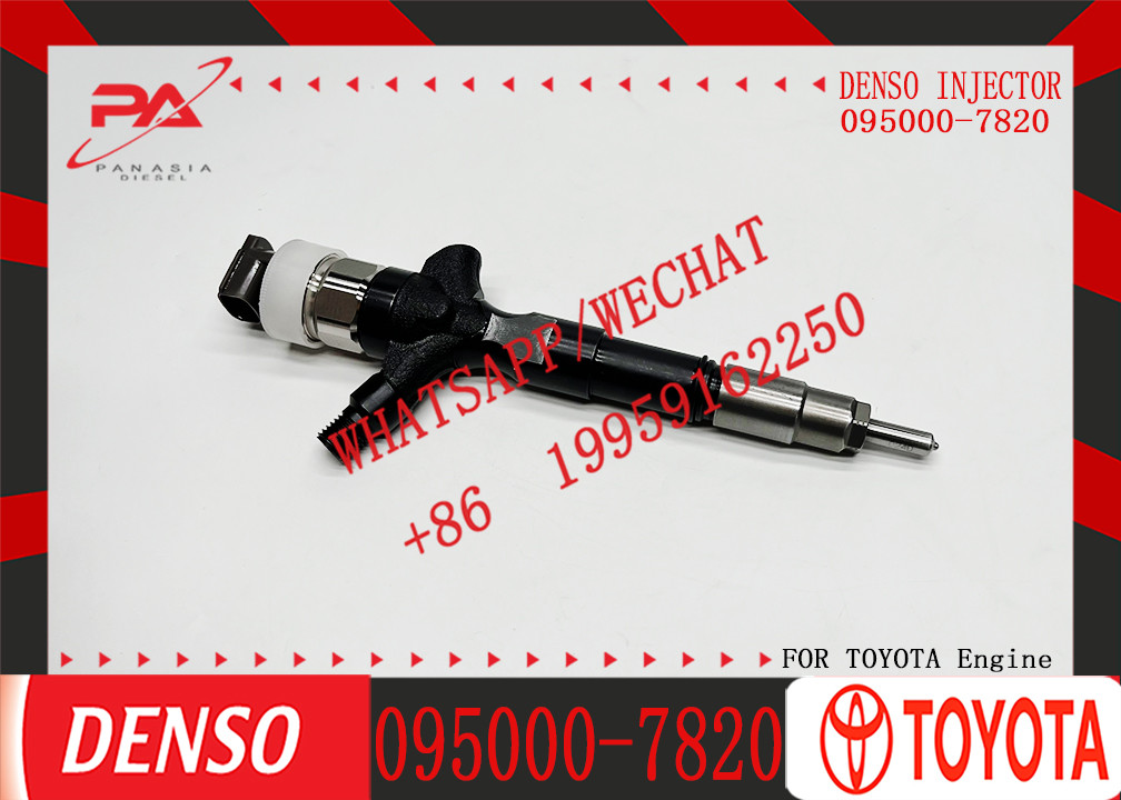Injector 095000-7820 095000-7810 23670-30290 23670-30120 23670-30230 23670-39165 23670-39166 23670-39225 for T0Y0TA 1KD-FTV 3.0L