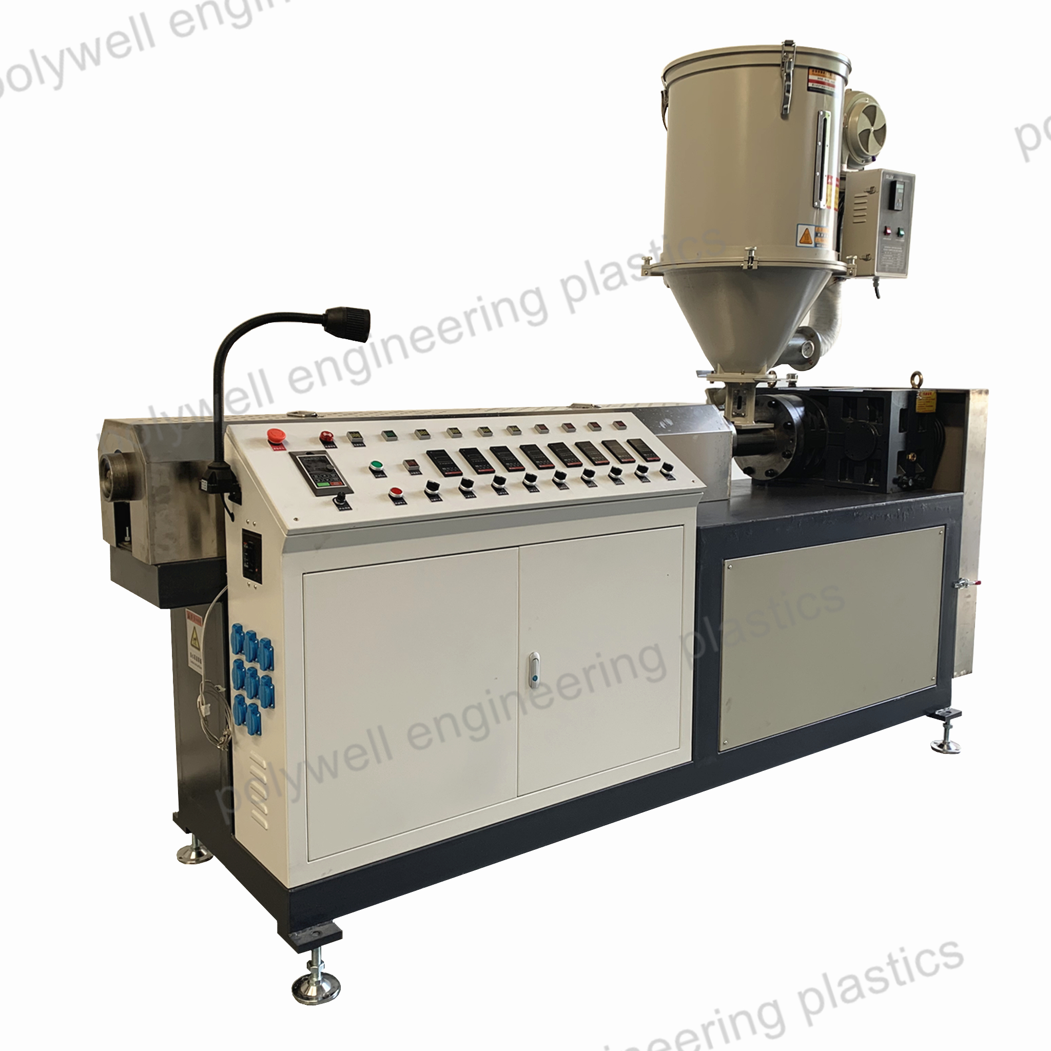 Twin-Screw Modified PA66 With Glass Fiber Pellet Making Machine Polyamide Extrusion machine