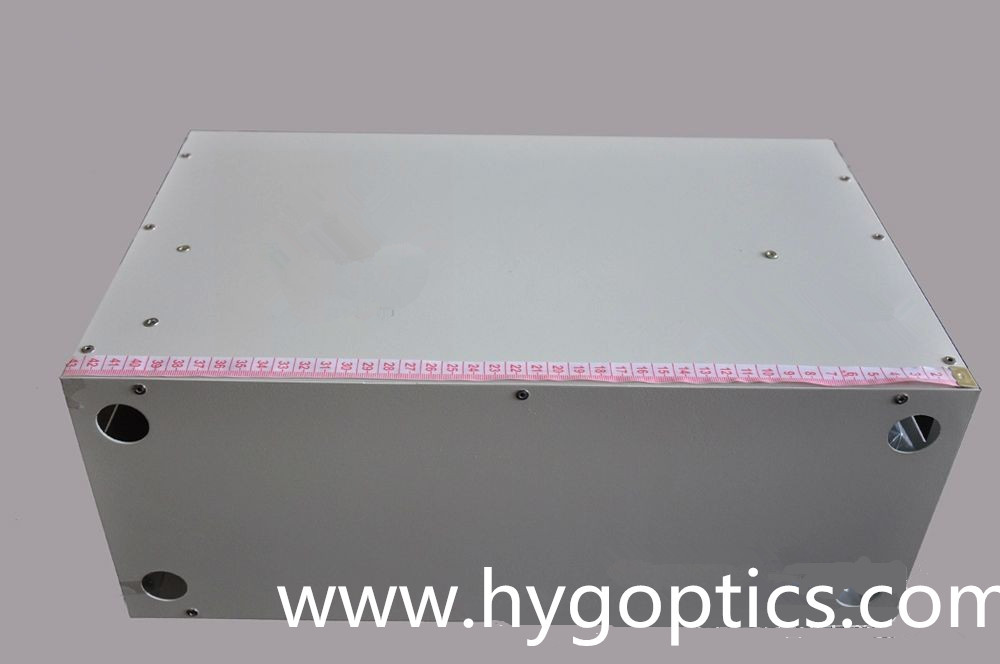 24 Port 2U Height Fiber Optic Patch Panel For Communication