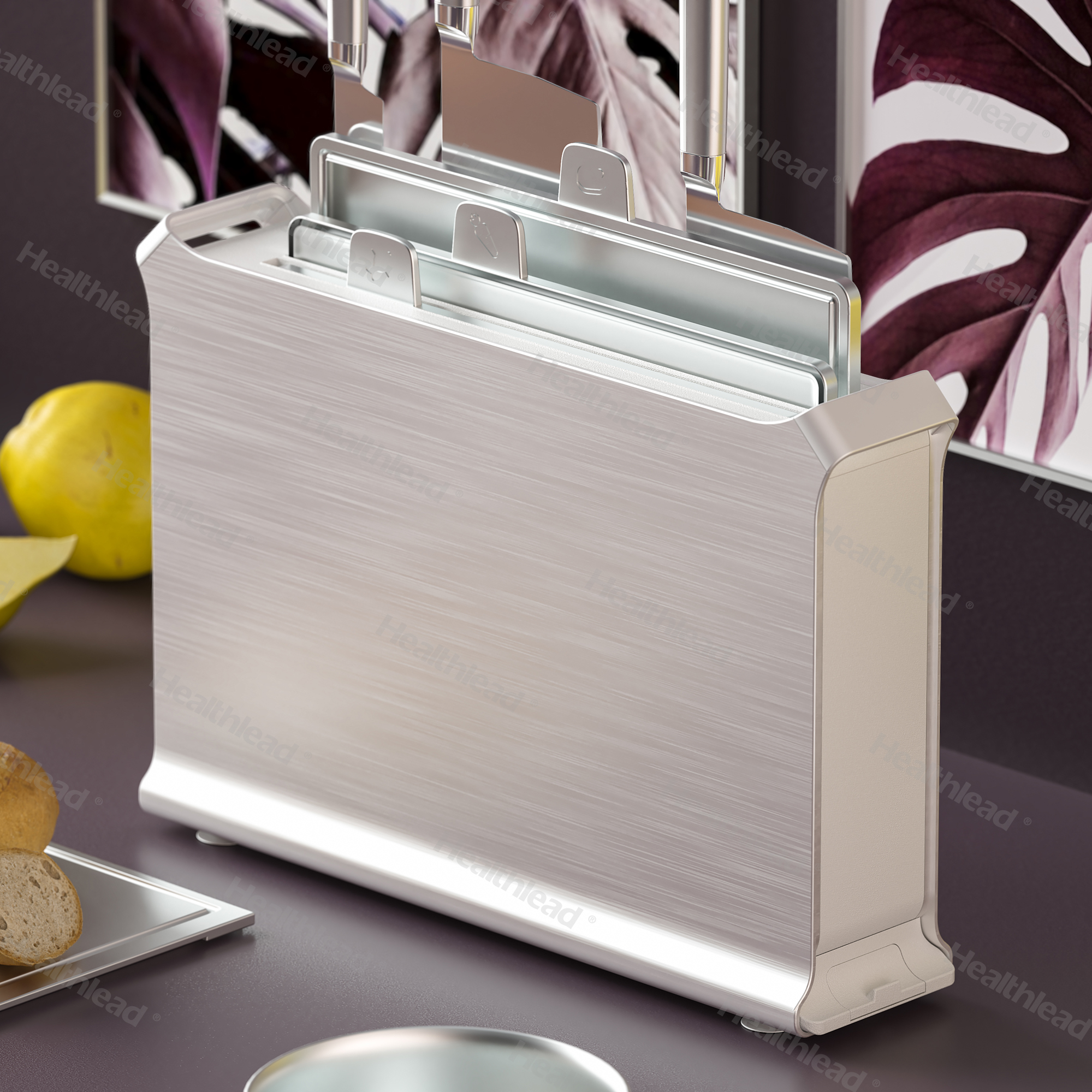 D001 Rectangle Chopping Board UV Sterilizer For Kitchen