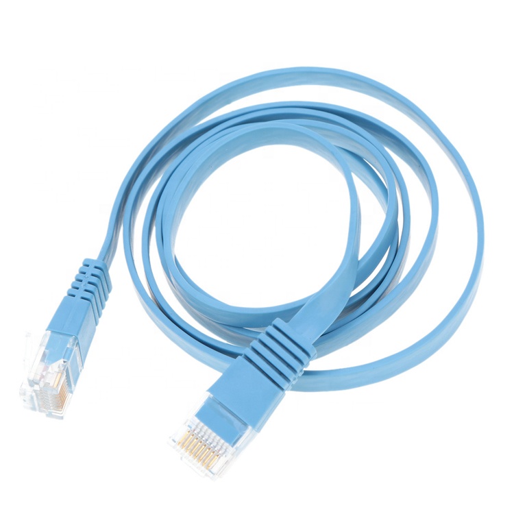 UTP STP Industrial Cat5 Cat5e Cat6 Cat7 Cat8 Flat RJ45 Patch Cord Network Lan Ethernet Extension Cable
