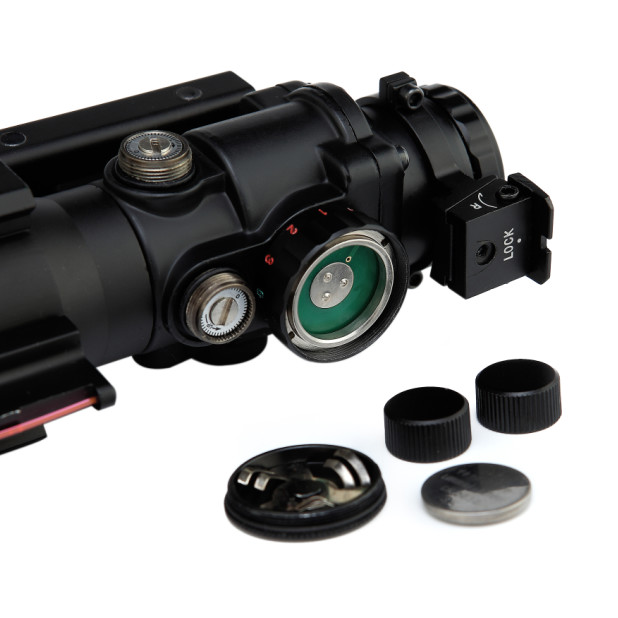 Crosshair Reticle 4X32 Hunting Rifle Scope Red & Green & Blue Illuminated