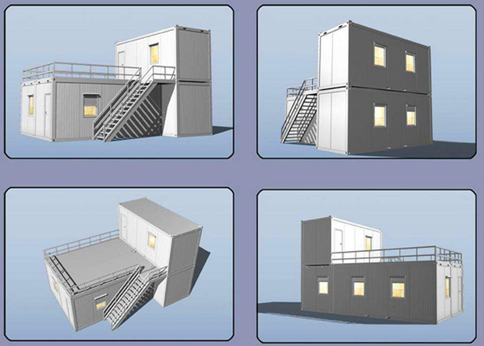 Customized Living Container House , Flexible Assembly Portable Living Containers