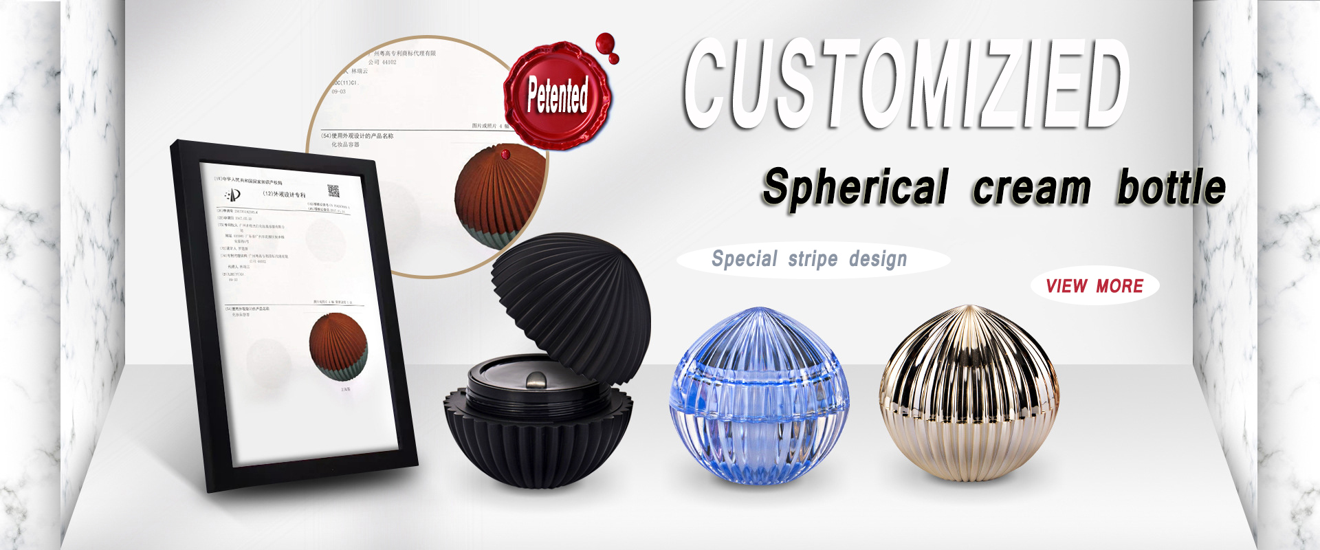 Plastic Custom Cosmetic Packaging 10g - 75g Empty Body Scrub Containers