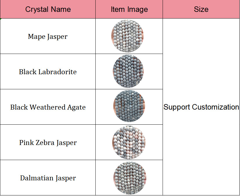 Frosted Healing Matte Round Beads Semi-Finished Products For DIY Gift Handmade Jewlery