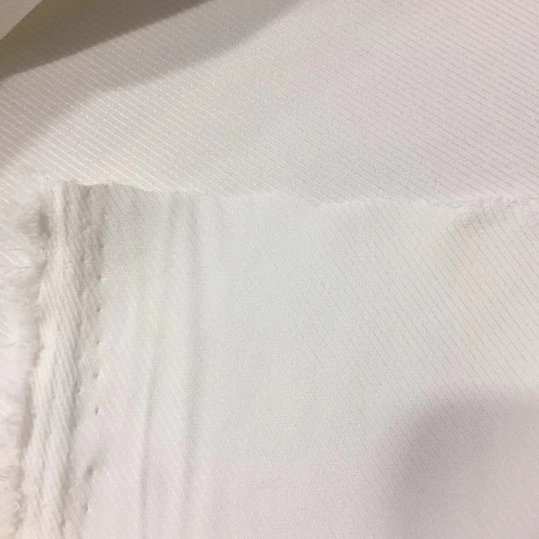 75D 40D Polyester Spandex 4-Way Cavalry Twill Georgette Fabric For Women Dress Clothing