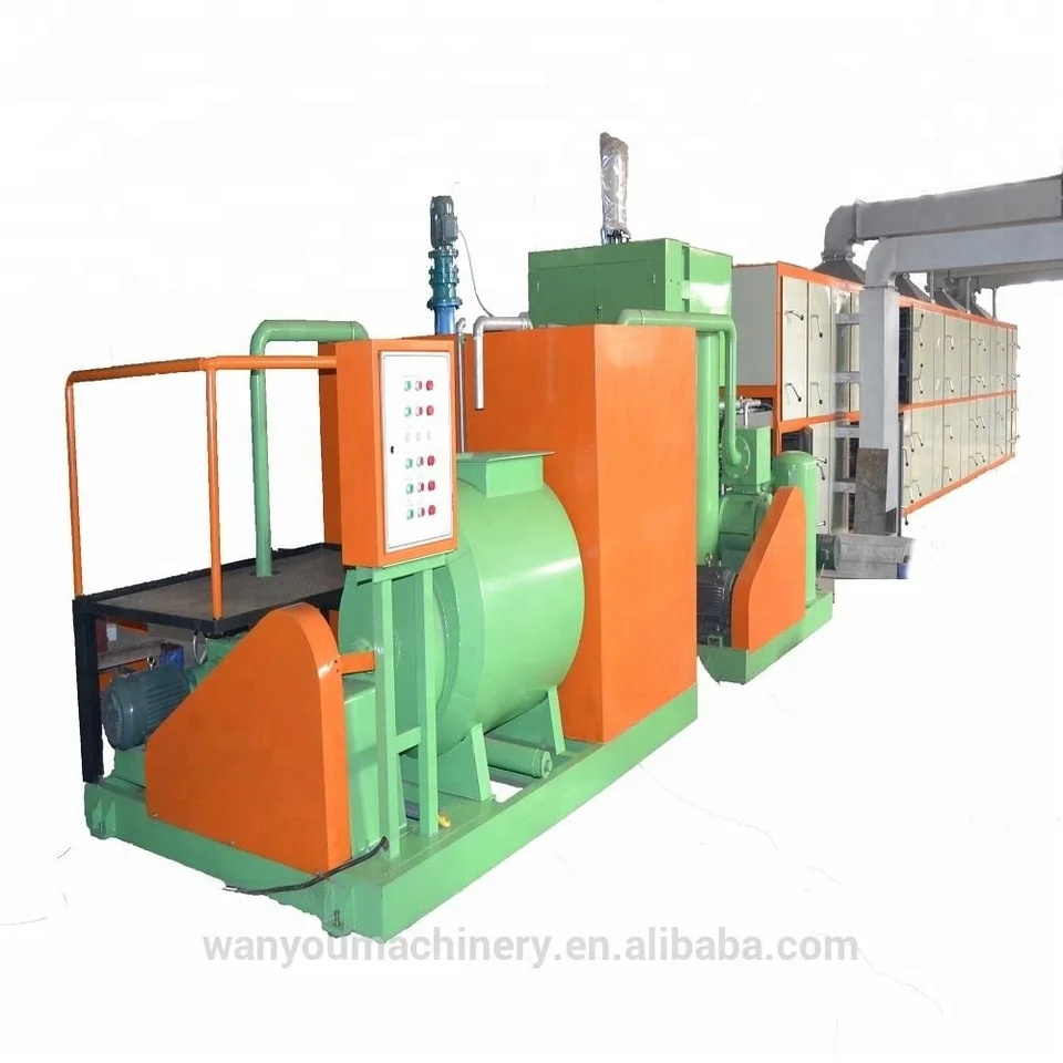 Multi Cavity 45KW Small Egg Tray Machine For Sun Drying Production Line