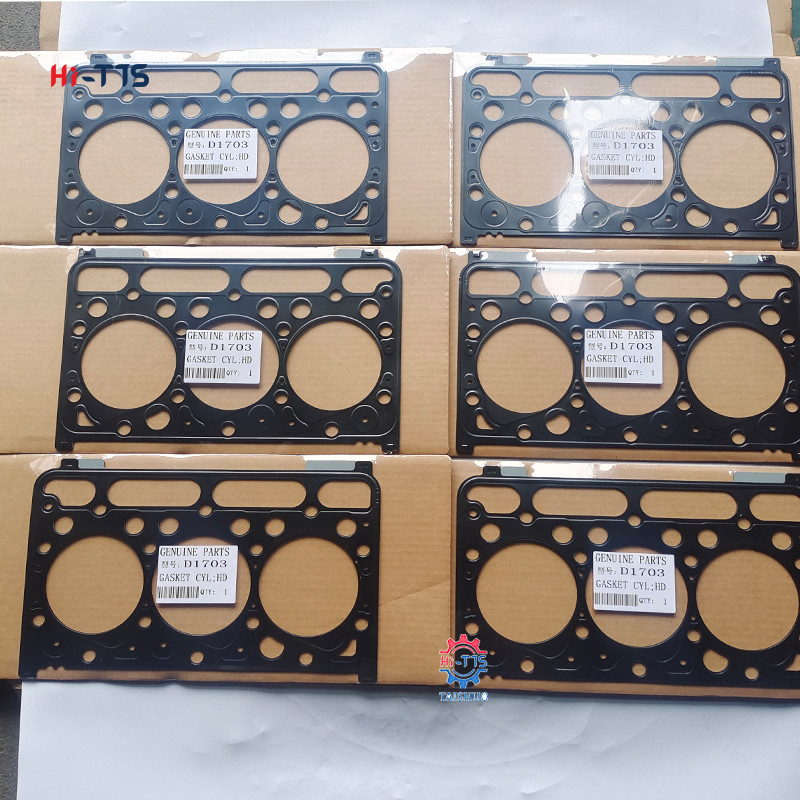 Cylinder Head Gasket D1703 Metal 1G750-03312 For Engine Parts Gasket Cylinder Head