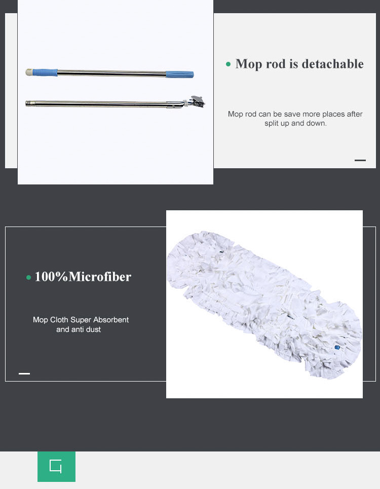 Anti Static ESD Clean Room Mops Easy To Change With 90cm Handle Length