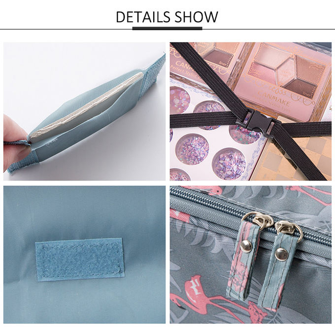 Large Capacity Cute Cartoon Waterproof Polyester Makeup Organizer Bag
