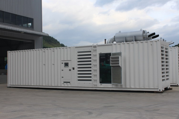 2500A 1500 Kva Mitsubishi Diesel Generator IP23 1200KW 1.5MW