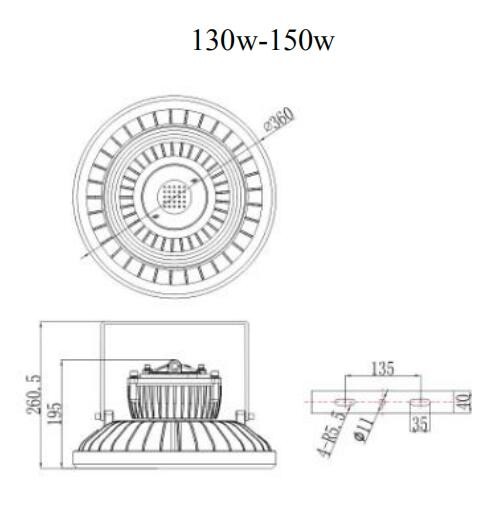 High Efficiency Flame Proof Led Light , Vapour Proof Led Lights 5 Years Warranty