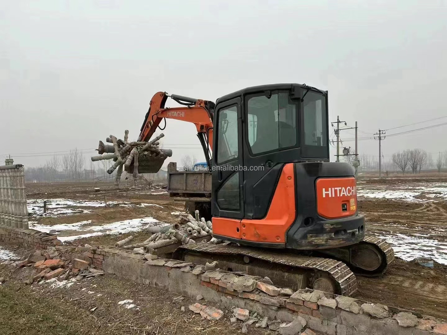 Hitachi hot sale Used mini digger Hitachi ZX55U Cheap price/Nice quality Hitachi ZX55U Second hand hydraulic crawler excavator