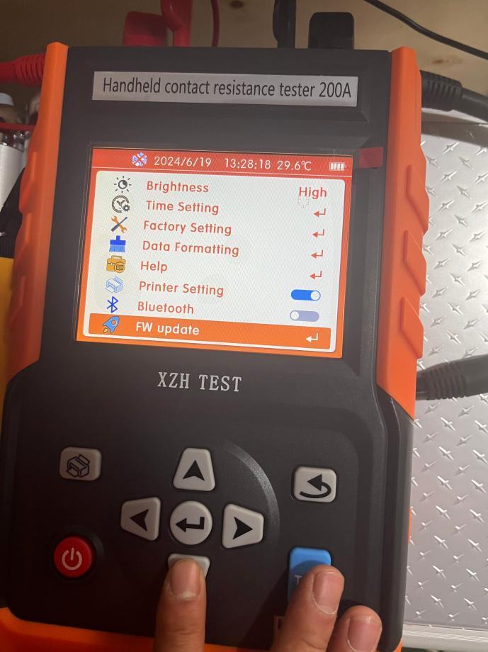 200A Handheld Transformer High-Voltage Switch Contact Resistance Tester