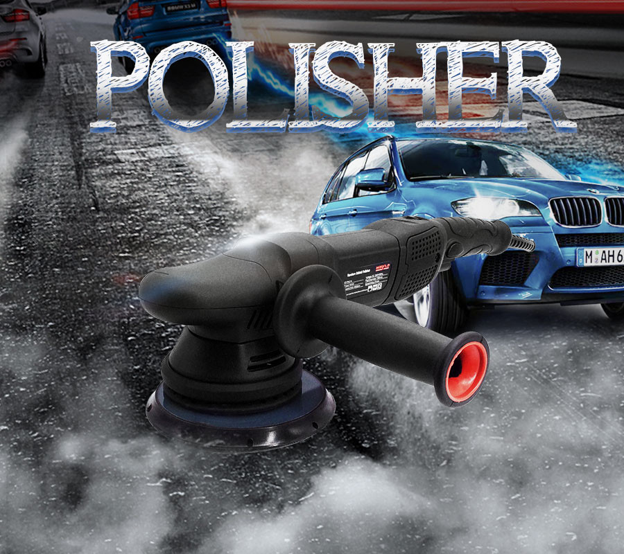 AC 220V Sponge Pad Automotive Buffer Polisher For Car Detailing