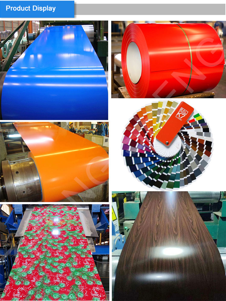 Customizable Width Color Coated PPGI Galvanized Steel Coil Sheet for Whiteboard in Standard Package