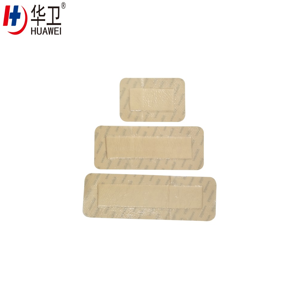 Waterproof Silicone Wound Dressing High Absorbent 10X10cm With Skin Color